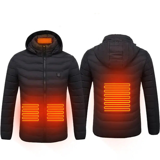 CozyCO Heated Winter Thermal Jacket with USB Heating