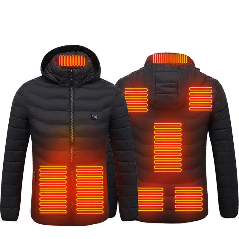 CozyCO Heated Winter Thermal Jacket with USB Heating