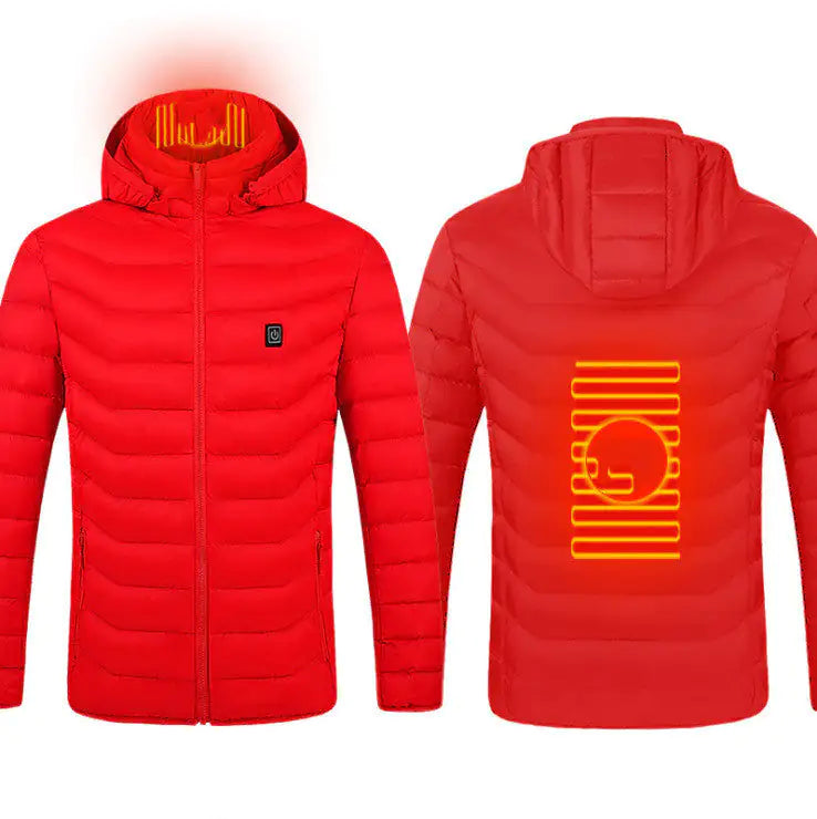 CozyCO Heated Winter Thermal Jacket with USB Heating